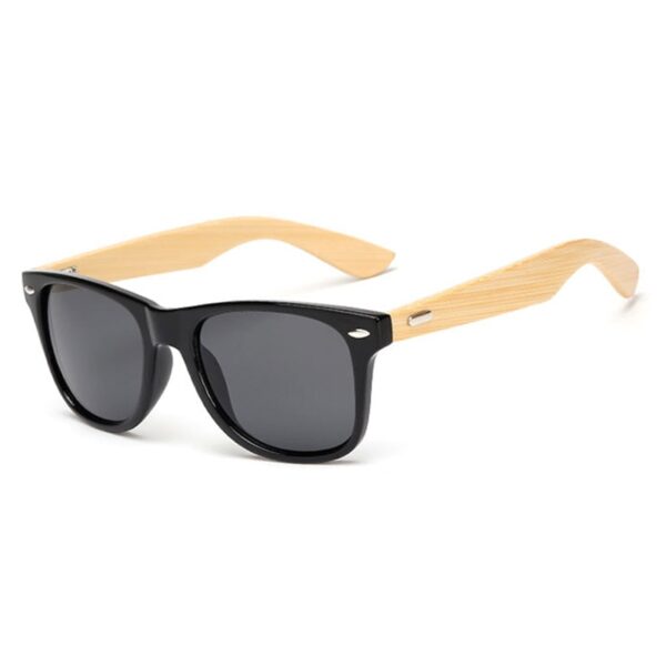 Bamboo Wood Square Sunglasses Brand Design Men Women Coating Mirror Sun Glasses Retro Glasses UV400 Shades Gafas De Sol 6